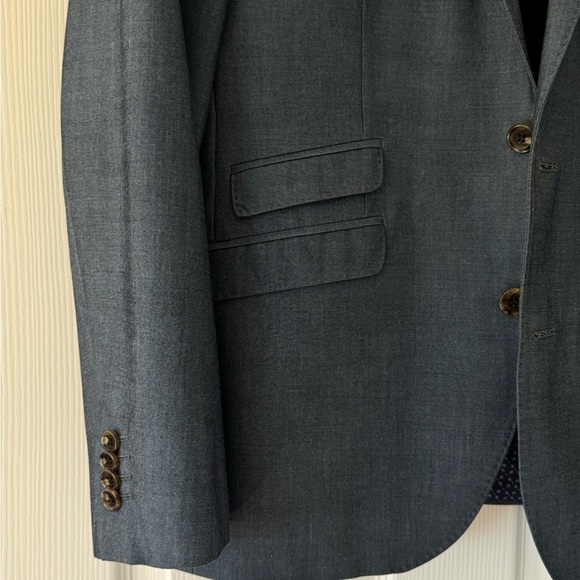Burton Charcoal Men's Blazer - Picture 4 of 5